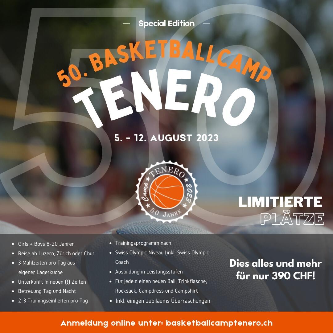 Basketballcamp Tenero (05.08.2022 - 12.08.2022)